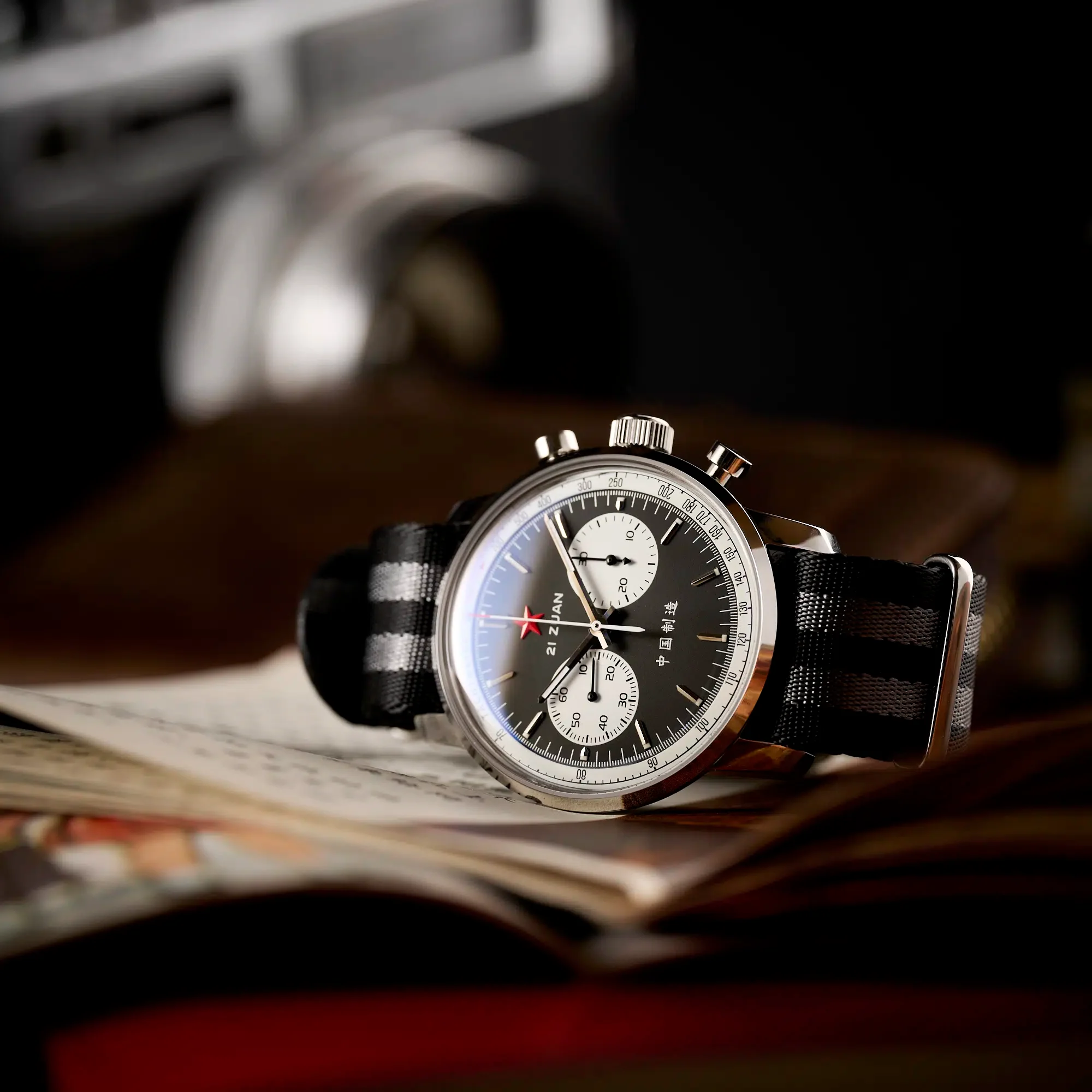 Sports Edition 1963 Seagull Movement | Black Panda | 42mm - Image 4