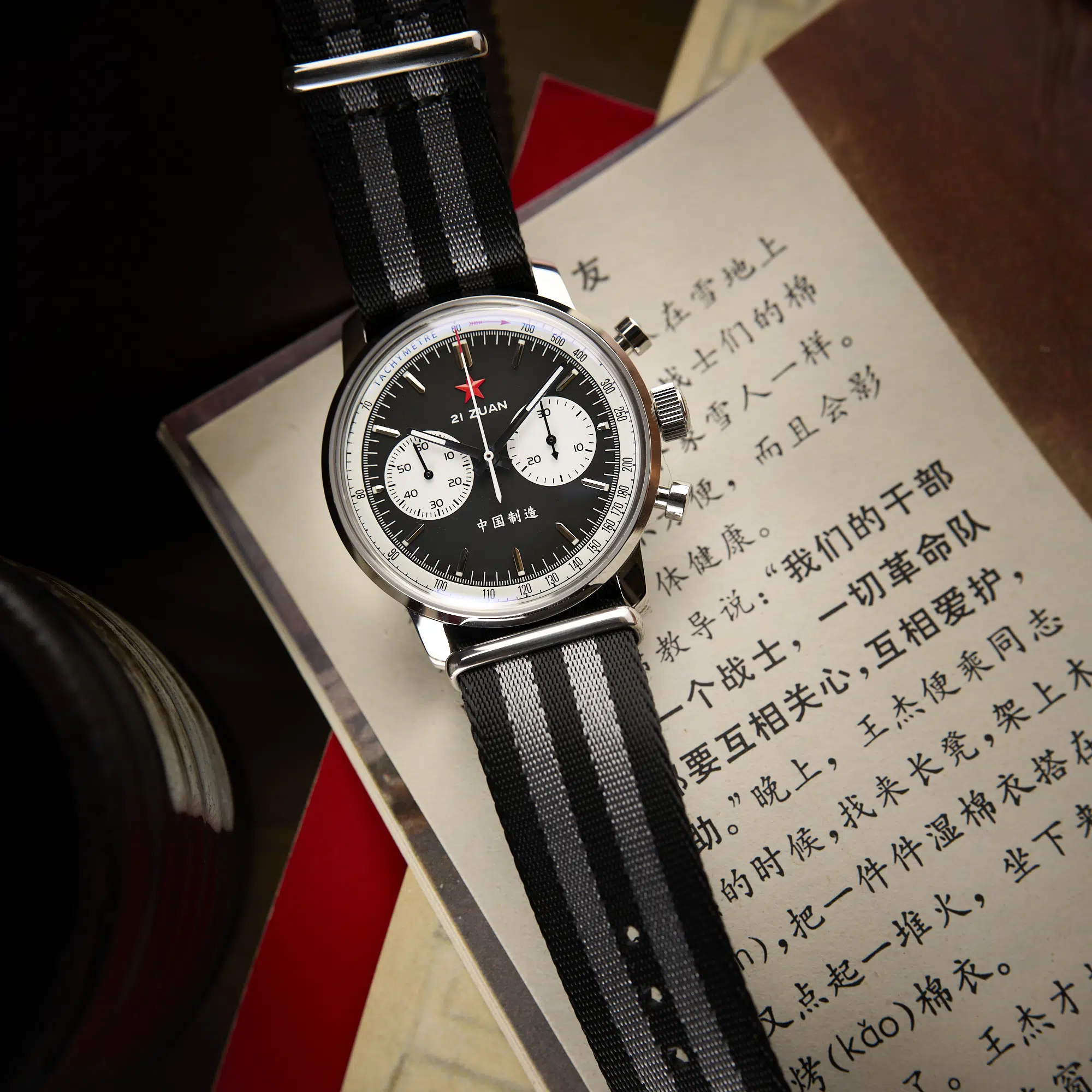 Sports Edition 1963 Seagull Movement | Black Panda | 42mm - Image 5