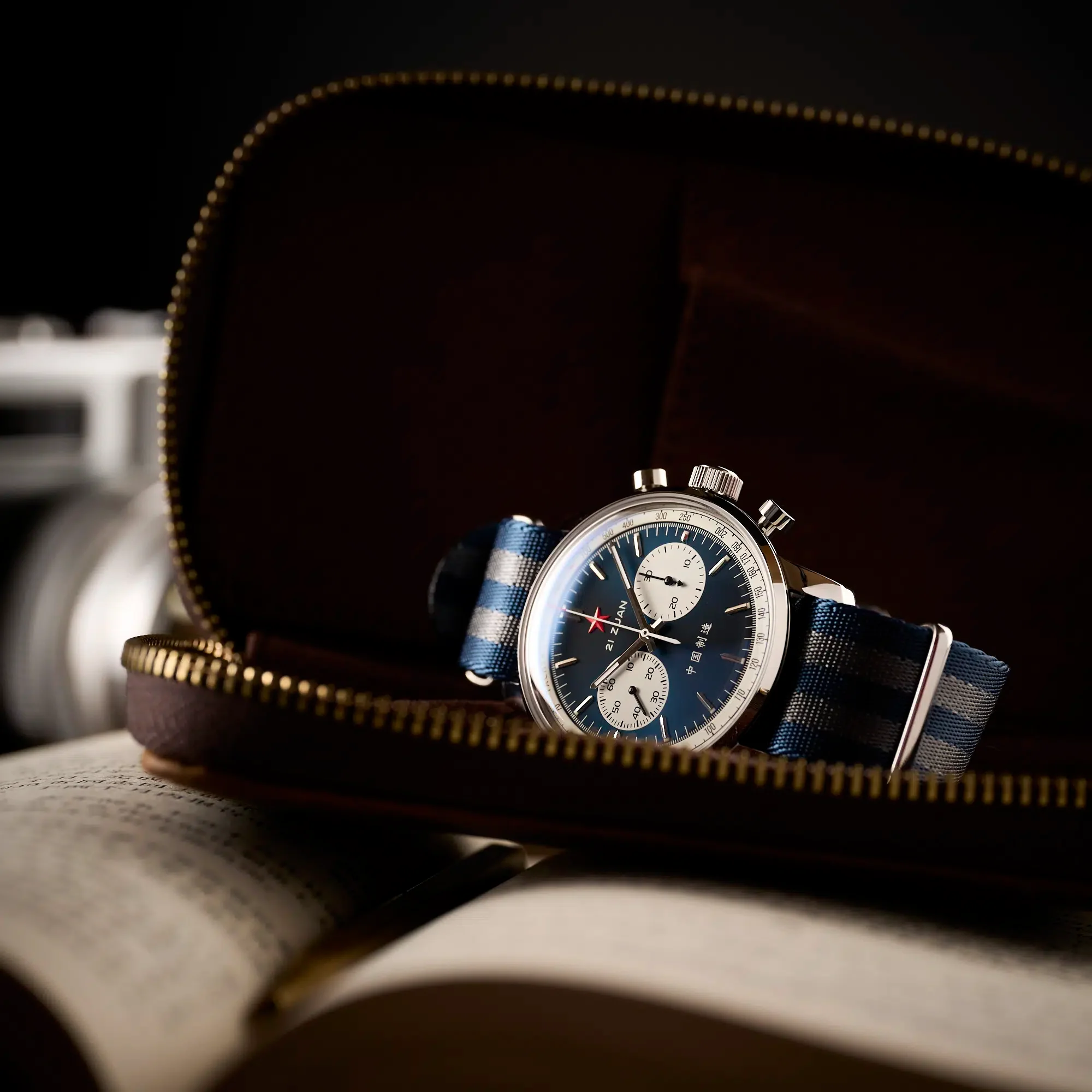 Sports Edition 1963 Seagull Movement | Blue Panda | 42mm - Image 7