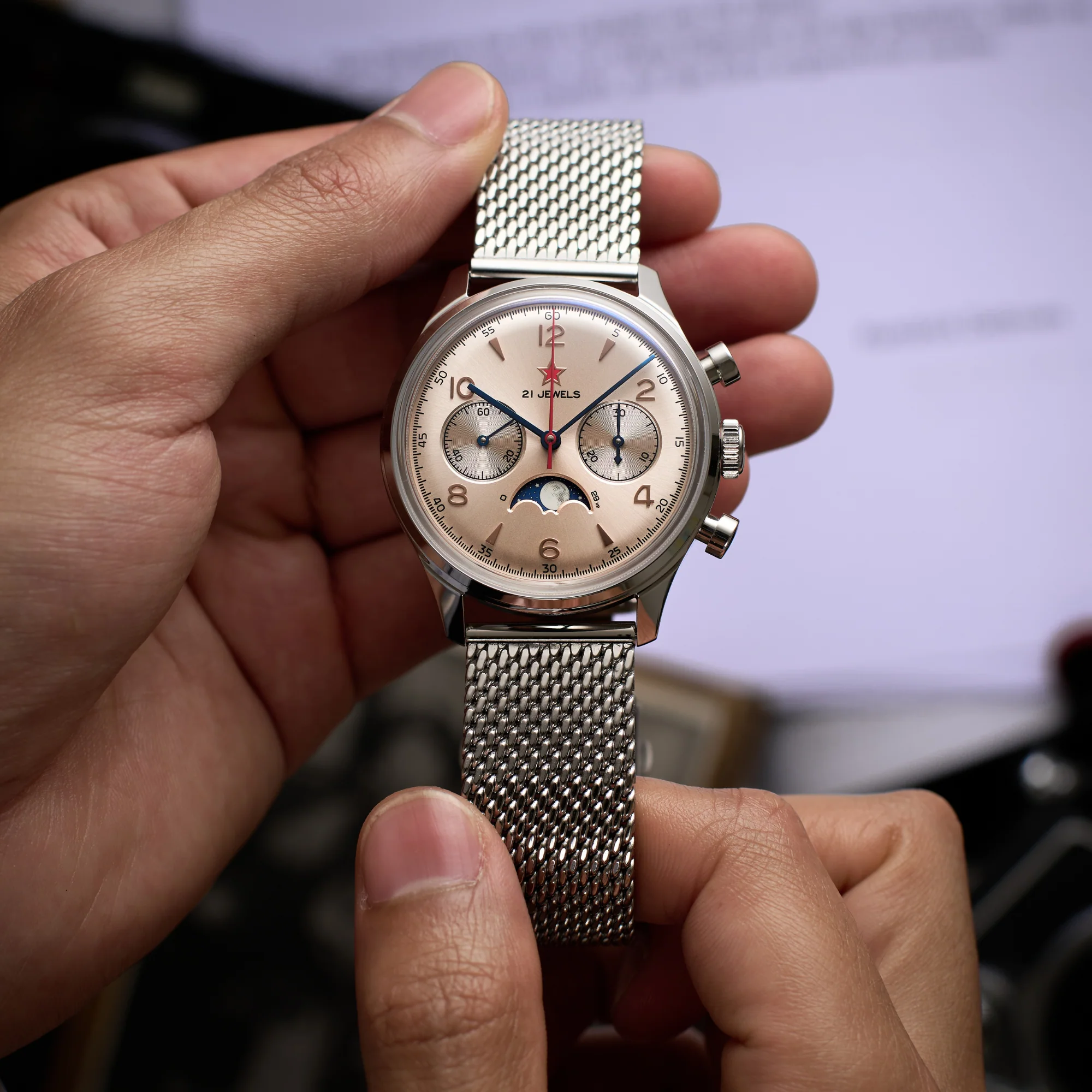 LIMITED EDITION | 1963 LEGACY EDITION | Seagull movement| MOONPHASE - Image 26