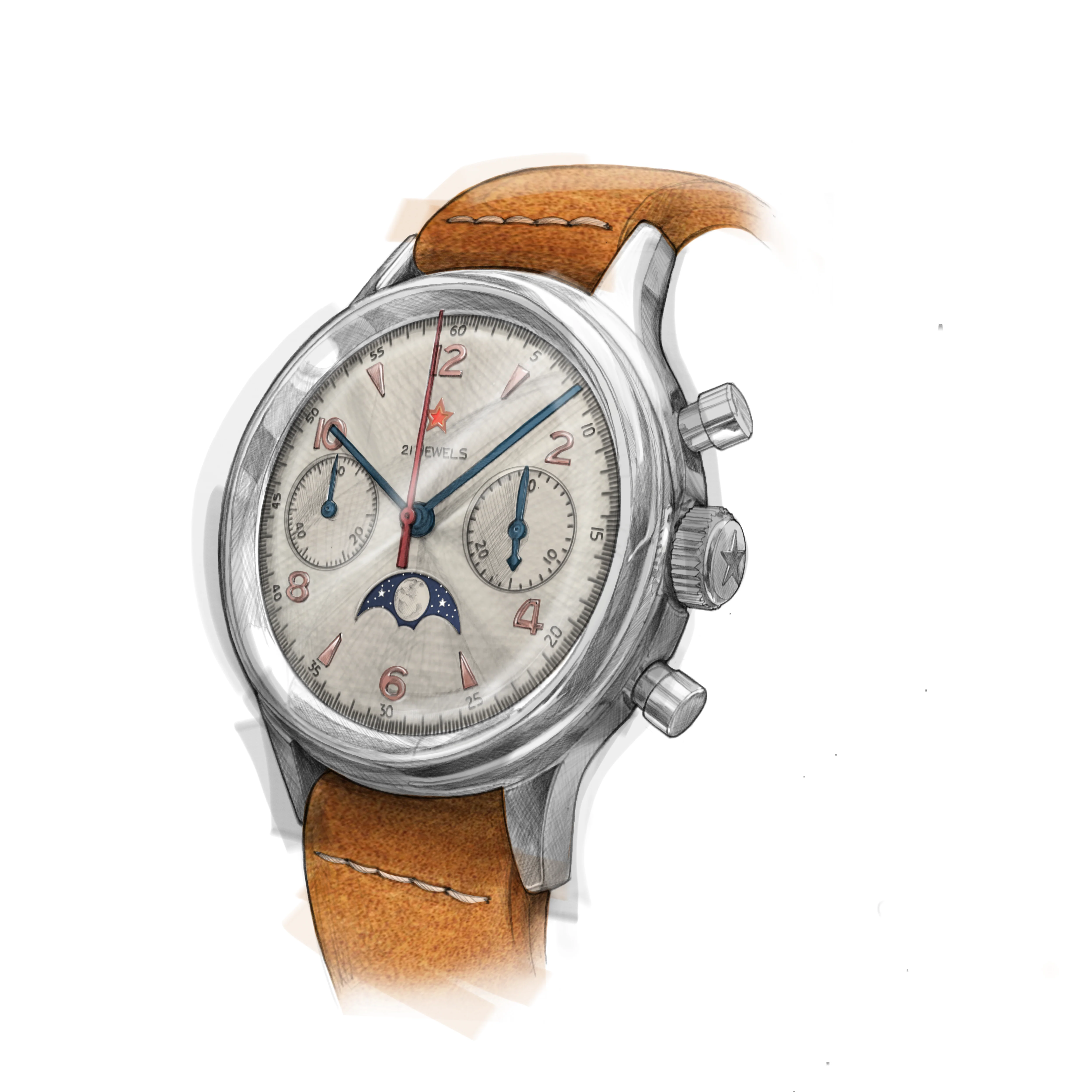 LIMITED EDITION | 1963 LEGACY EDITION | Seagull movement| MOONPHASE - Image 35