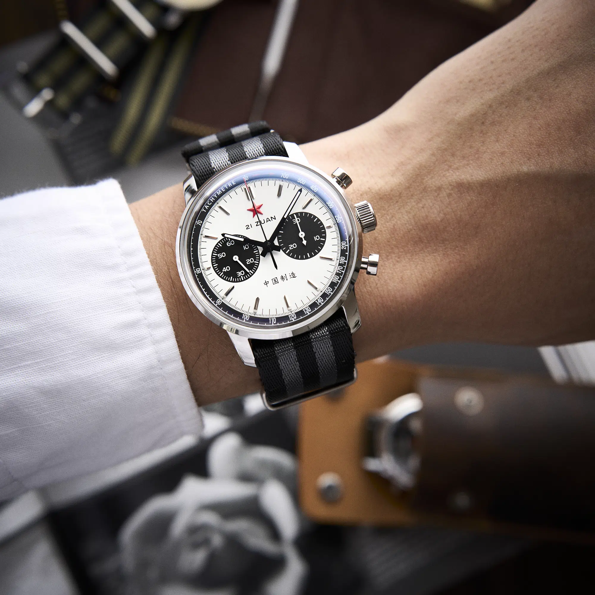Sports Edition 1963 Seagull Movement | White Panda | 42mm - Image 7